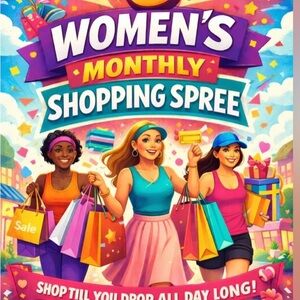 $5 Womens Monthly Shopping Spree Flyer